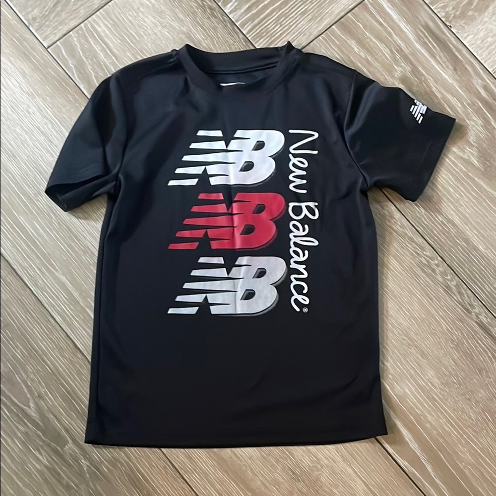 New Balance Black Athletic Short Sleeve Tee (A)